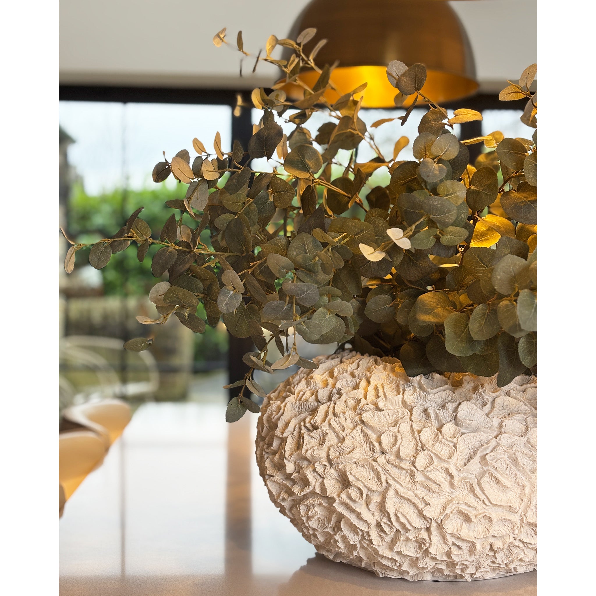 Large Coral Textured Vase